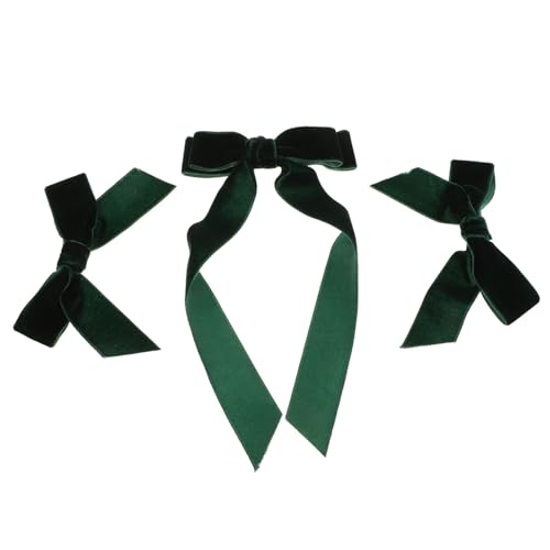 PLAFOPE 3 Stück Teiliges Samt Haarspangen Große Schleifen Haarklammern Weiche Bequeme Clips Für Damen Und Mädchen Vielseitiger Haarschmuck Für Haartypen Und Anlässe von PLAFOPE