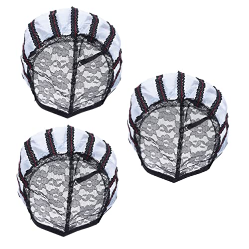 PLAFOPE 3stücke Elastische Atmungsaktivem Netzstoff Verstellbare Haarnetze Für Damen Für Haarstyling Und Friseurarbeiten Geeignet Für Lange Kurze Und Lockige von PLAFOPE