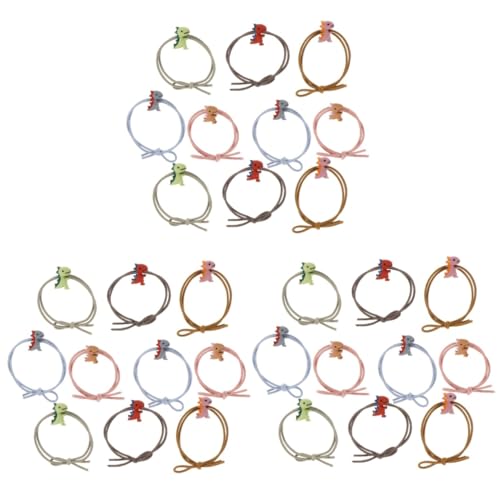 PLAFOPE 30stücke Cartoon Dinosaurier Haargummis Für Mädchen Elastische Haarbänder Mit Niedlichem Dino-design Haaraccessoire Für Damen Vielseitig Einsetzbar Für Jeden Anlass von PLAFOPE