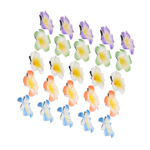 PLAFOPE 30stücke Hawaii-blumen-haarspangen Künstliche Blumen-haarspangen Für Damen Sommerfeste Tropische Haaraccessoires Frangipani-blumenclips Blumenspangen Für Hochzeit Party von PLAFOPE