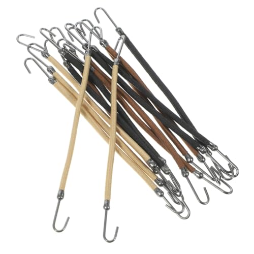 PLAFOPE 30 Stück Teiliges Haargummi mit Doppelhaken Elastische Ponytail Halter für Damen Vielseitige Haarklammern für Sicheres Styling von Pferdeschwanz Hochsteckfrisuren und Zöpfen von PLAFOPE