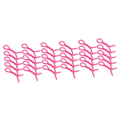 PLAFOPE 30 Stück Teiliges Silikon Dauerwellenstäbe für Kurzes Haar Kleine Spiral Haarwickler Sichere Fixierung Diy Lockenstyling Zubehör für Damen und Friseure von PLAFOPE