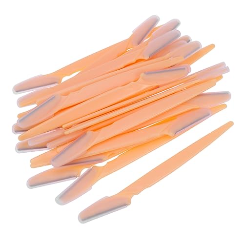 PLAFOPE 30stücke Augenbrauenrasierer Für Frauen Aus Edelstahl Tragbarer Former Gesichtsrasierer Make-up-tool Einfacher Augenbrauentrimmer von PLAFOPE