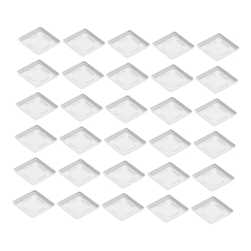 PLAFOPE Aluminium-lidschatten-etui 30 Stück Leere Tabletts Make-up-organizer Unterbox Geeignet Für Zuhause Und Unterwegs von PLAFOPE