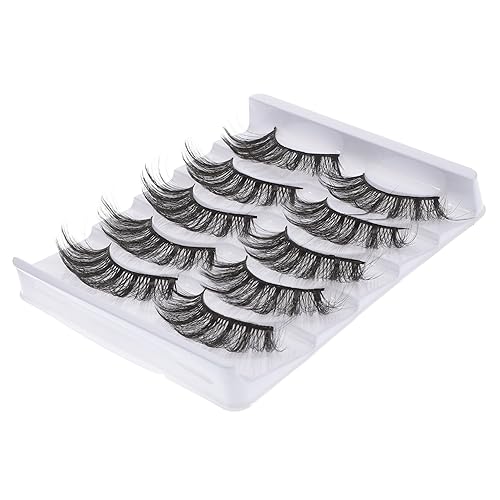 PLAFOPE Natürliche Falsche Wimpernverlängerungen Für Und Mädchen Langlebige Dichte Und Weiche Wimpern Für Einen Charmanten Look Bei Festen Cosplay Alltag von PLAFOPE