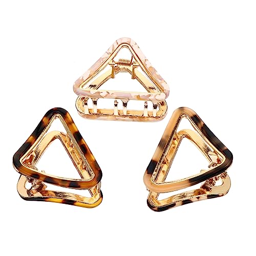 PLAFOPE 3stücke Haarklammer Mit Retro Muster Haarspangen Für Frauen Haarschmuck Aus Hochwertigem Material Elegante Kopfbedeckung Accessoires von PLAFOPE