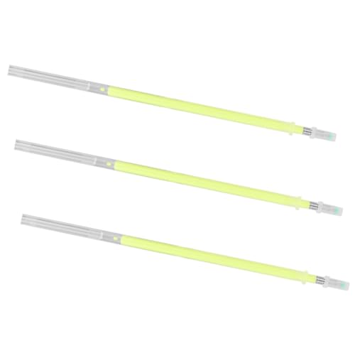 PLAFOPE 3St Microblading Augenbrauenstift brow tool permanentmarker brow pen Skin-Mapping Gelbe Markierungspen praktischer Tätowierstift Tätowier-Mapping-Tool Make-up-Tattoos-Stift Plastik von PLAFOPE