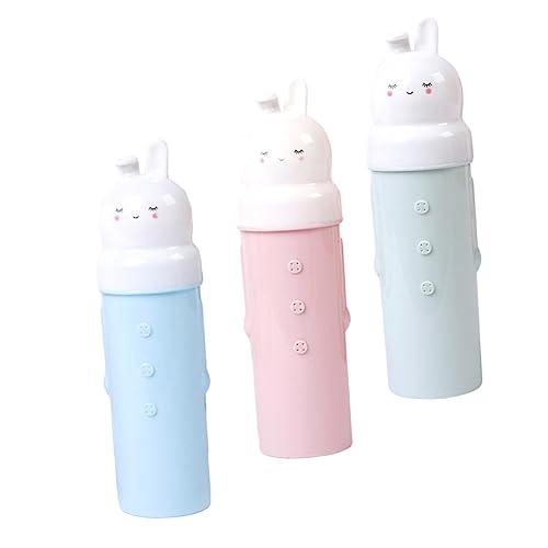 PLAFOPE 3er Set Tragbare Reise Zahnbürsten Und Zahnpasta Becher Im Cartoon Stil üße Bunte Waschbecher Für Paare Ideal Für Unterwegs Camping Und Schule von PLAFOPE