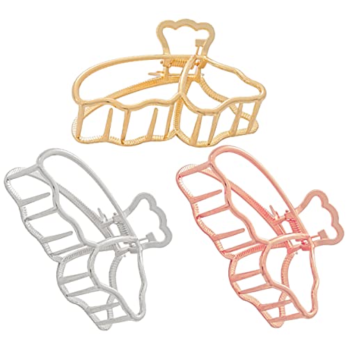 PLAFOPE 3stücke Schmetterlings-haarspangen Aus Schmetterlings-clips Für Frauen Für Frisuren Haarspangen Mit Für Partys Und Alltag Haar-accessoire Für Damen von PLAFOPE
