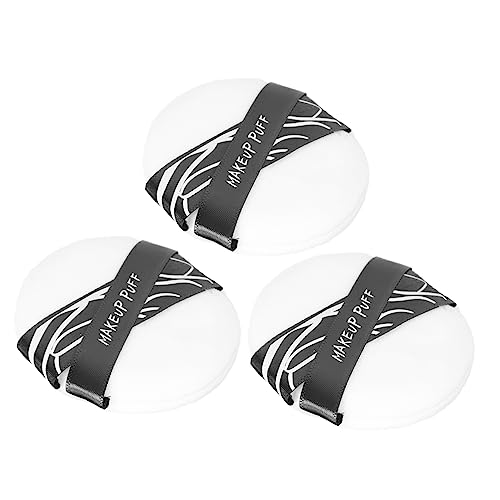 PLAFOPE 3stücke Runde Make-up- Sanfte Kosmetikpads Für Mädchen Hautfreundliche Puderquaste Make-up-tool Für Concealer Puder von PLAFOPE