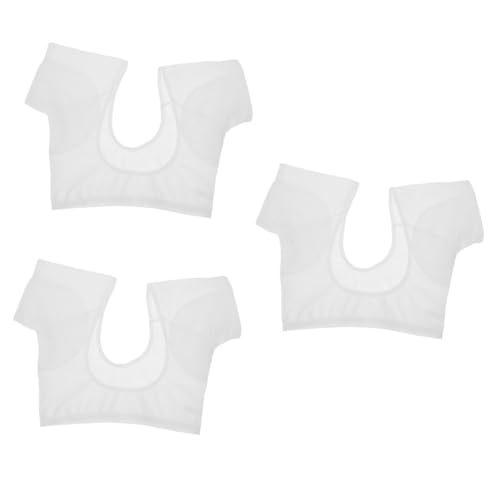 PLAFOPE 3stücke Unterarm Schweißpads Weste Atmungsaktive Waschbare Und Wiederverwendbare Achselpads Gegen Schweißflecken Für Damen Aus Weichem Baumwollmaterial Passend PLAFOPE 3stücke Unterarm Schweißpads Weste Atmungsaktive Waschbare Und Wiederverwendbare Achselpads Gegen Schweißflecken Für Damen Aus Weichem Baumwollmaterial Passend von PLAFOPE