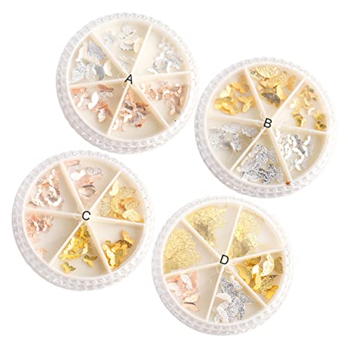 PLAFOPE Alloy Patches Manicure Sticker Für Kreative Nageldesigns Teiliges Mit Bunten Schmetterlingen Für Nail Art-dekorationen Für von PLAFOPE