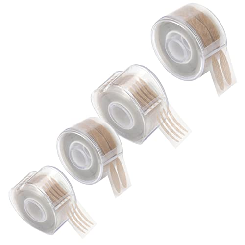 PLAFOPE 4 Rollen Unsichtbare Doppelseitige Augenlid Stripes Atmungsaktive Leichte Schlupflider Aufkleber für Natürliches Tiefes Double Eye Lift Komfortabel und Schweißfest Geeignet für von PLAFOPE