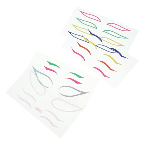 PLAFOPE 4sätze Kreative Eyeliner Aufkleber Selbstklebende Augen-make-up-sticker Für Und Präzise Augenlinien Für Partys Und Nachtleben Leicht Anzuwenden Designs von PLAFOPE