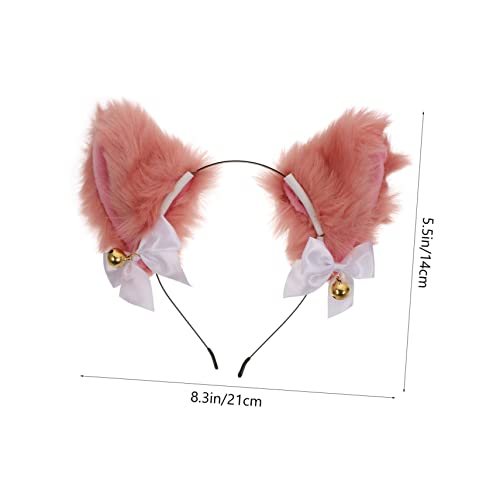PLAFOPE 4 Sätze Teiliges Katzenohren Stirnband und Set Dekoratives Haarschmuck Kit mit Glocken Vielseitiges Cosplay Zubehör für für Karneval und Festival Langlebiges Material von PLAFOPE