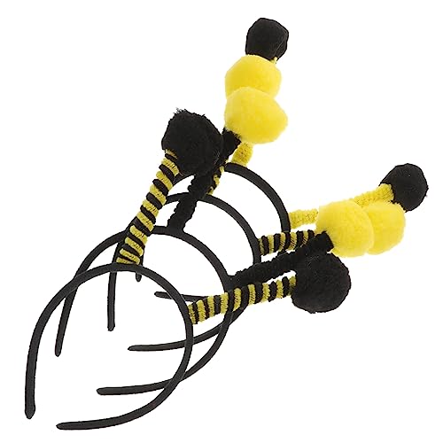 PLAFOPE 4stücke Bienen Stirnband Party Haar Accessoire Bienen Party Kopfschmuck Cosplay Zubehör Foto Prop Für Erwachsene Und Halloween Geburtstagsfeier Festival von PLAFOPE