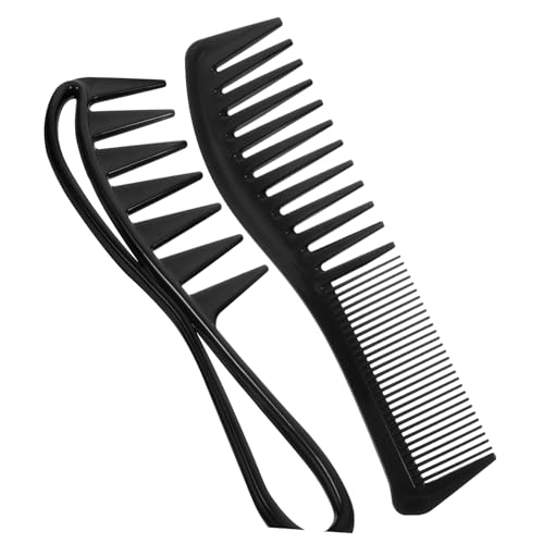 PLAFOPE 4stücke Teiliges Set Breitzahniger Kämme Unisex Für Frauen Und Männer Haarkamm Styling Werkzeuge Aus Kunststoff Für Entwirren Und Frisuren von PLAFOPE