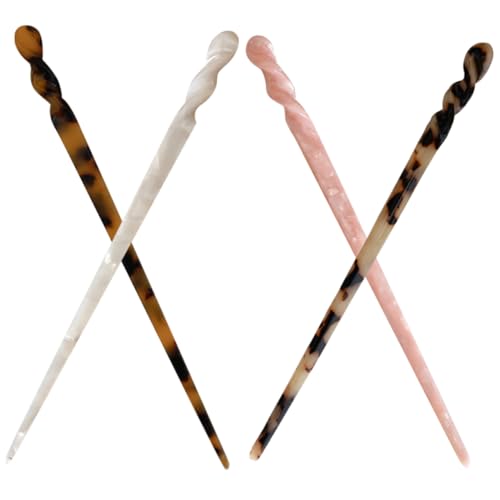 PLAFOPE 4stücke Damen Chinesische Haarstäbe Dekorative Haarstäbchen Vintage Haarschmuck Für Haarknoten Halter Langlebig Und Praktisch von PLAFOPE