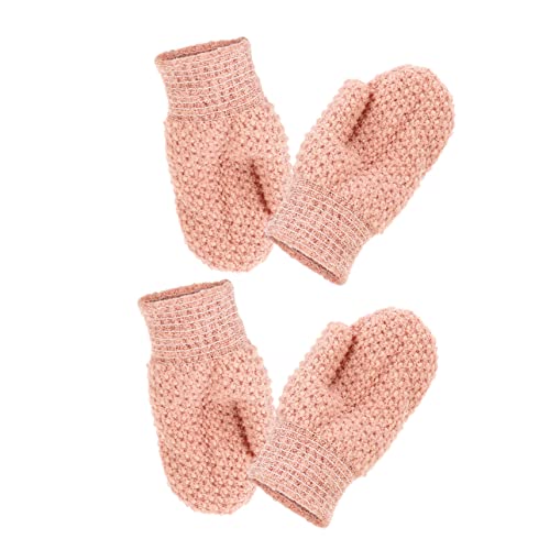 PLAFOPE 4 Stücke Peeling Handschuhe Peeling Handtuch Mitts Remover Spa Bad Handschuh Set Zufällige Farbe von PLAFOPE