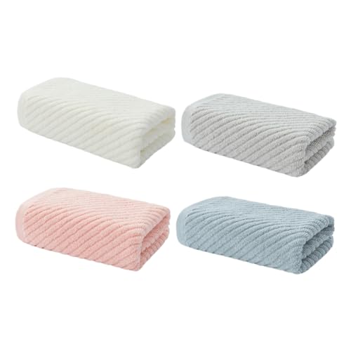 PLAFOPE 4pcs Weiche Baumwolle Gesichts Handtücher Waschlappen Hause Weichen Saugfähigen von PLAFOPE