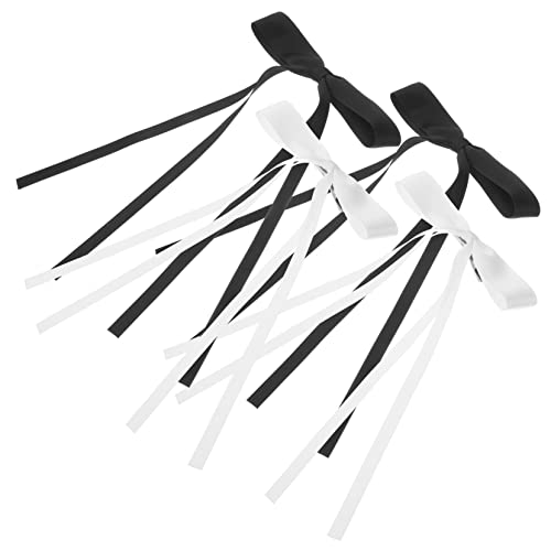 PLAFOPE 4stücke Haarschleifen Für Damen Große Schleifen Haarspangen Mit Metallklammern Haarschmuck Für Teenager-mädchen Für Geburtstage Und Hochzeiten von PLAFOPE