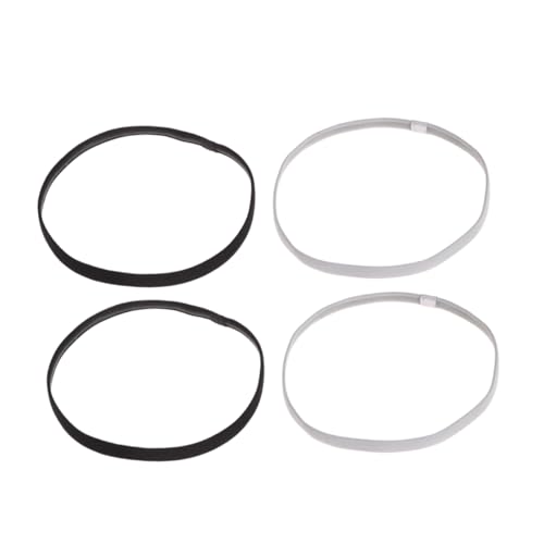 PLAFOPE 4stücke Elastisches Stirnband Für Sport Und Yoga Mit Haarband Schwarz Haarreifen Für Laufen Fitness Und Alltag Schwarz PLAFOPE 4stücke Elastisches Stirnband Für Sport Und Yoga Mit Haarband Schwarz Haarreifen Für Laufen Fitness Und Alltag Schwarz von PLAFOPE