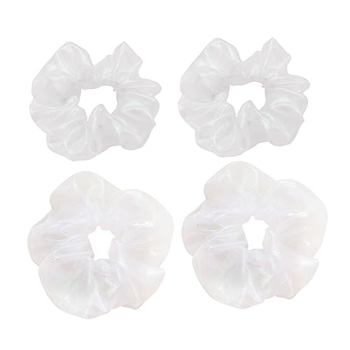 PLAFOPE 4stücke Haargummis Stretch-haarseil Modisches Haarschmuck Pferdeschwanzhalter Für Mädchen Und Frauen Geeignet Für Dünnes Und Dickes Haar Vielseitig Für Alltag Und Anlässe von PLAFOPE