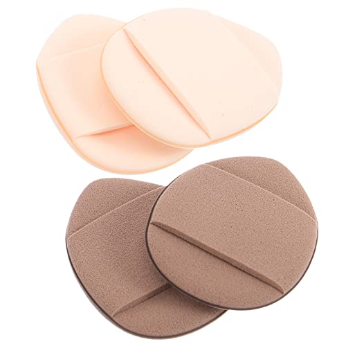 PLAFOPE 4stücke Mini Powder Puff Doppelseitige Puderquaste Für Make-up Concealer Und Setting Powder Tragbare Und Rutschfeste Anwendung Für Frauen Und Mädchen Für Täglichen Gebrauch von PLAFOPE