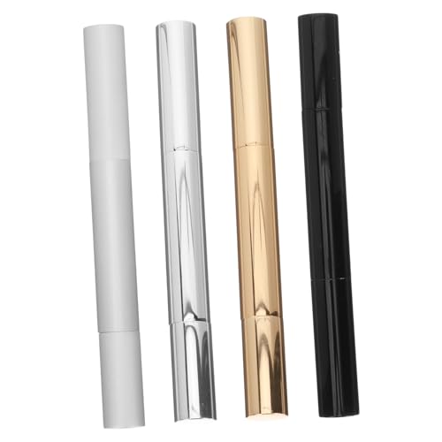 PLAFOPE 4 Stück Teiliges Nachfüllbare Kosmetiktuben Lippenöl Applikator Flüssiger Eyeliner und Concealer Behälter Leichter Praktisch für Make Up Aufbewahrung Unterwegs von PLAFOPE