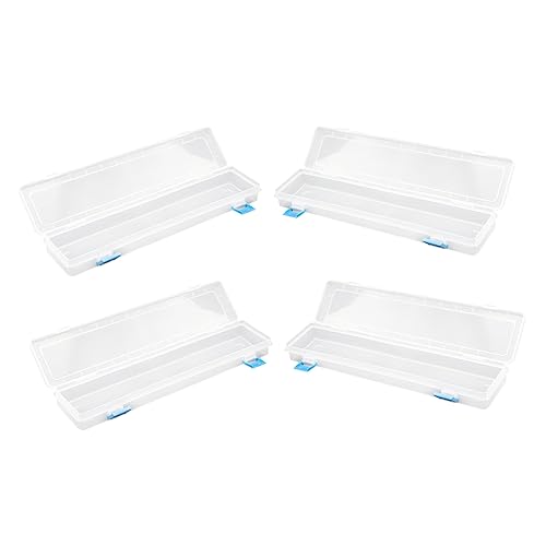 PLAFOPE 4 Transparente Aufbewahrungsboxen Für Künstlerbedarf – Wasserkreide-Organizer Kalligraphie-pinselbox Mit Sicherem Material Und Einfach von PLAFOPE
