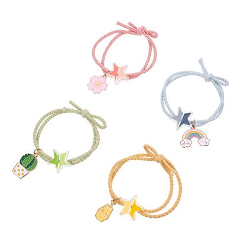 PLAFOPE Haarbänder-entferner Pferdeschwanzhalter Modische Haargummis Für Frauen Und Mädchen Stilvolle Haarspange Echthaar Haar-accessoires Für Mädchen von PLAFOPE