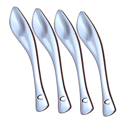PLAFOPE 4stücke Gesichtscremelöffel Werkzeug Kosmetikspatel Cremeschaufeln Für Augencreme Gesichtscreme Handcreme Und Lotion Saubere Anwendung Abfall von PLAFOPE