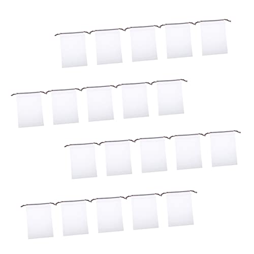 PLAFOPE 40stücke Wimperntaschen Tragbare Kordelzugtaschen Wimpern-Organizer Reise-wimperntasche Kosmetik-Aufbewahrungstasche Lagerung Beutel Für Zuhause Und Reisen von PLAFOPE