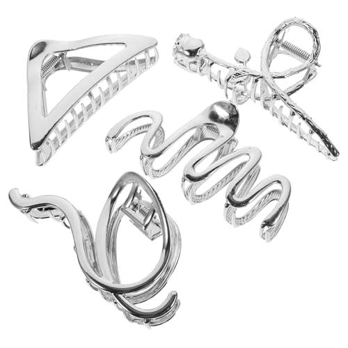 PLAFOPE 4stücke Metall Haarklammern Große Haar Clips Damen Frisuren Styling Accessoires Für Langes Haar Und Verschiedene Looks von PLAFOPE