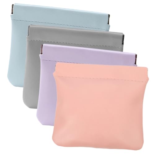 PLAFOPE 4-teilige Selbstschließende Make-up-Organizer-Tasche Abschließbare Aufbewahrung Für Frauen Tragbare Reisekosmetiktasche von PLAFOPE