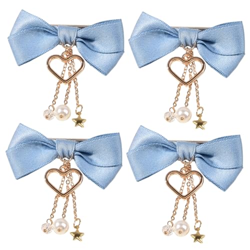 PLAFOPE 4 Stück Haarnadeln Mit Schleifen Für Mädchen Haarspangen Für Teenager Weich Und Modisch Für Geburtstag Party Schule Urlaub von PLAFOPE