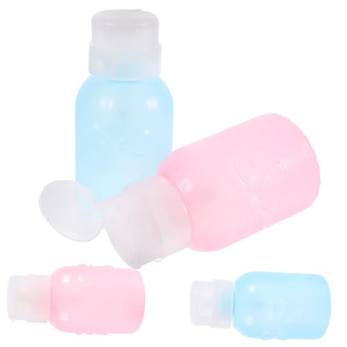 PLAFOPE 4stücke Pumpflaschen Für Nagellackentferner Zum Down-drücken Mit Wasserdichter Verschlusskappe Tragbar Für Make-up-entferner Und Andere Flüssigkeiten von PLAFOPE