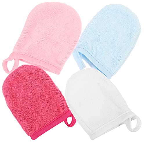 PLAFOPE 4stücke Mikrofaser Gesicht Make-up Handschuhe Geschmeidig Waschbare Handschuhe Für Frauen Mädchen Augen-make-up Entferner PLAFOPE 4stücke Mikrofaser Gesicht Make-up Handschuhe Geschmeidig Waschbare Handschuhe Für Frauen Mädchen Augen-make-up Entferner von PLAFOPE