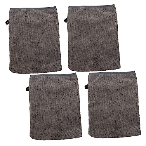PLAFOPE 4stücke Pack Gesichts Handschuhe Haushalts-gesichtshandschuhe Gesichtsreinigungshandschuhe Tragbare Make-up-entferner Make-up-zubehör von PLAFOPE