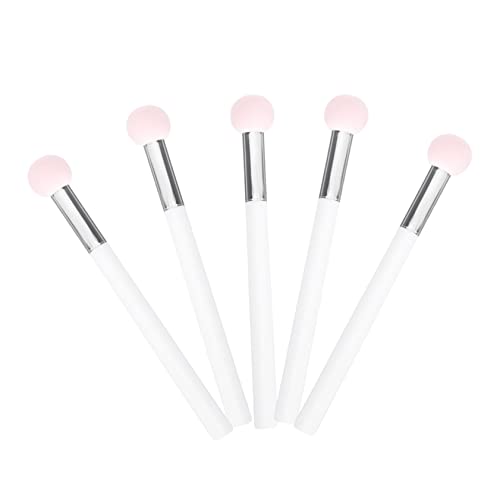 PLAFOPE 5 Stück Kleiner Make up Schwämme Kopf Design Hautfreundliche Puderquaste Für Concealer Waschbare Kosmetik Zubehör Für Frauen Für Augen Make up Gesichtscreme Und Farbkorrektur von PLAFOPE