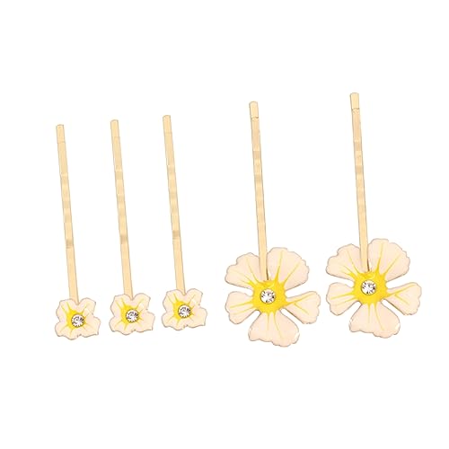 PLAFOPE Blumen-Haarnadel-Set 5-teilig Vintage-Haarspangen Strasssteine Blumen-Haarnadel für Frauen und Mädchen PLAFOPE Blumen-Haarnadel-Set 5-teilig Vintage-Haarspangen Strasssteine Blumen-Haarnadel für Frauen und Mädchen von PLAFOPE