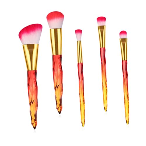 PLAFOPE 5-teiliges Make-up-pinsel-set Mit Nylonborsten Modischer Weißer Griff Roter Pinsel Make-up-tools Für Frauen Kosmetikpinsel-set Für Den Täglichen Gebrauch PLAFOPE 5-teiliges Make-up-pinsel-set Mit Nylonborsten Modischer Weißer Griff Roter Pinsel Make-up-tools Für Frauen Kosmetikpinsel-set Für Den Täglichen Gebrauch von PLAFOPE