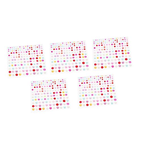 PLAFOPE Faux Selbstklebende Aufkleber Flatback Craft Aufkleber Für Gesicht Haar von PLAFOPE