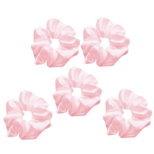 PLAFOPE 5er-pack Haargummis Aus Satin Und Seide Für Frauen Hochzeit Party Mädchen Haargummi-set von PLAFOPE