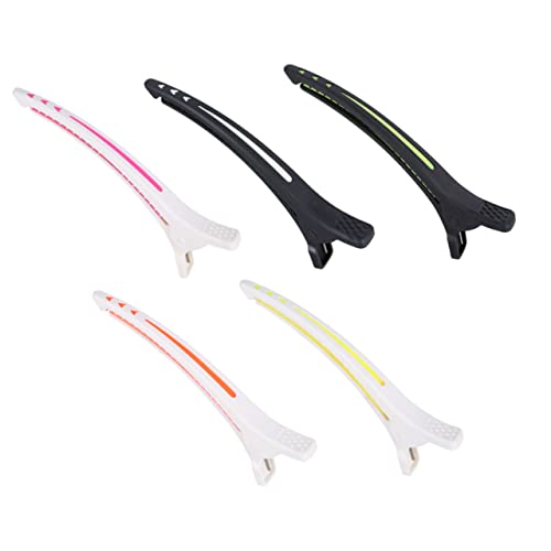 PLAFOPE Haarteiler-clips 5 Stück Kunststoff-haarspangen Haarspange Für Mädchen Nicht Beschädigende Friseur-haarnadeln Für Salons von PLAFOPE