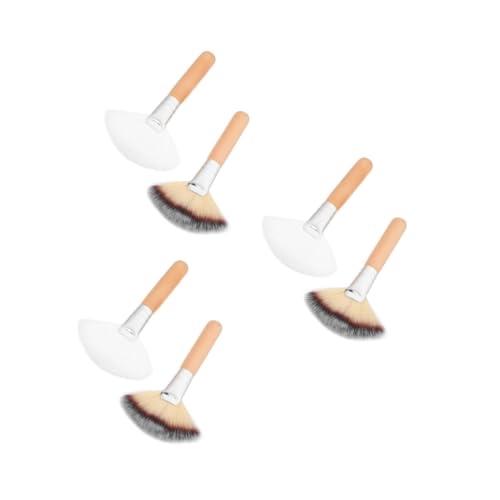 PLAFOPE 3 Sets Großes Make-up Für Foundation-griff Gesichtsbürste Dicke Reinigungs-make-up-tools Für Frauen 2 Stück X 3 von PLAFOPE