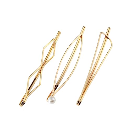 PLAFOPE 6stücke Geometrische Haarspangen Ausgehöhlte Haarnadel Perlen-haarklammern Mehrere Muster Für Frauen Und Mädchen Stylische Haarspangen Haarnadel-accessoires von PLAFOPE
