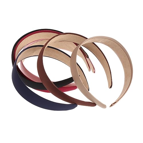 PLAFOPE 6 Stück Teiliges Rutschfeste Haarreifen in Farben Farbstirnbänder für Damen und Mädchen Modisches Haarschmuck Accessoire für Alltag und Besondere Anlässe von PLAFOPE