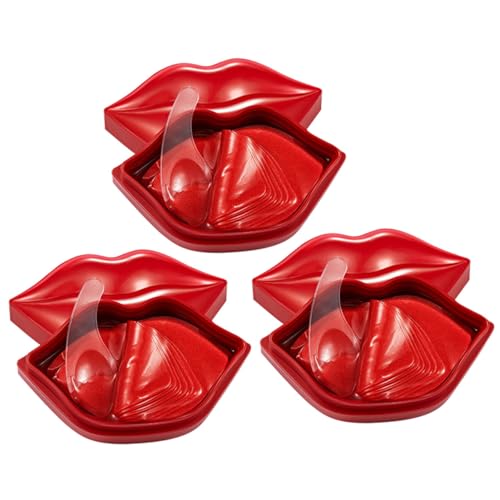 PLAFOPE 60 Stück Feuchtigkeitsspendende Lippenmasken Allantoin Lip Care Patch zur Intensiven Pflege und Anti trockenheit Nährende Lippenmaske für Frauen Tragbar für Tägliche Anwendung von PLAFOPE