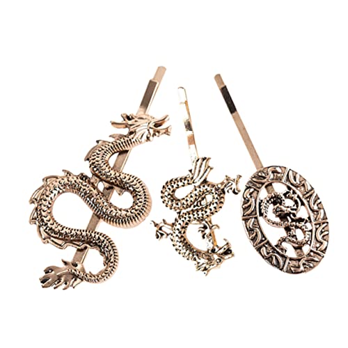 PLAFOPE Haarnadel-clip Im Drachen-stil Aus Metall Punk-haarnadel 2 Sets Modischer Haarspangen Für Damen Haarspangen Für Mädchen Stilvolle Accessoires von PLAFOPE